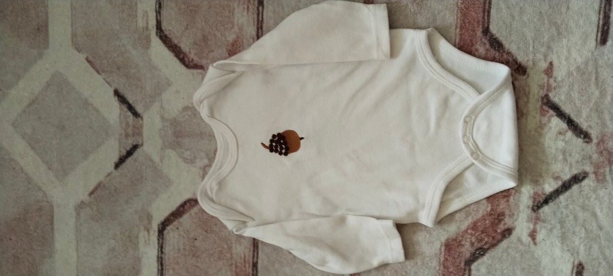 Düğmeli Beyaz Erkek Bebek Atlet - Görsel 4
