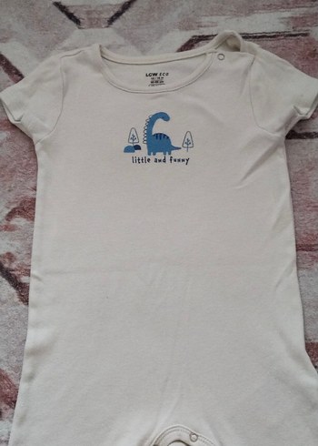 Bebek Erkek Kısa Kollu Pamuklu Tulum - Görsel 4