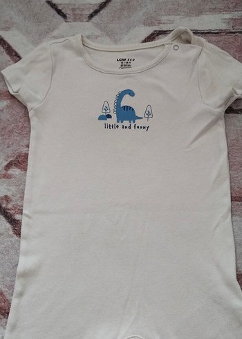 Bebek Erkek Kısa Kollu Pamuklu Tulum - Görsel 3