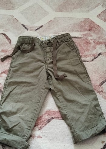 Kemerli Erkek Çocuk Keten Pantolon - Görsel 3