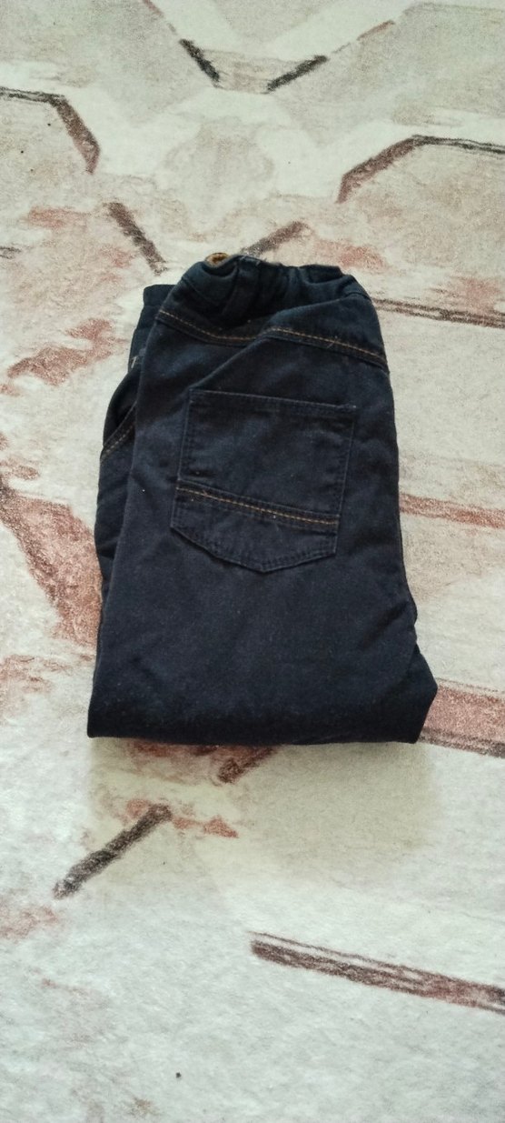 Erkek Çocuk Kahverengi Regular Fit Denim Pantolon - Görsel 3