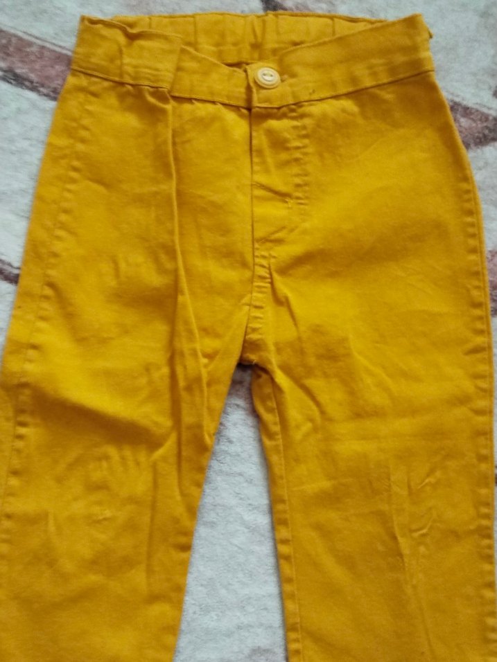 Sarı Regular Fit Erkek Çocuk Pantolon - Görsel 2