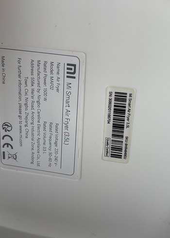 Xiaomi Beyaz  Fritöz - Görsel 7