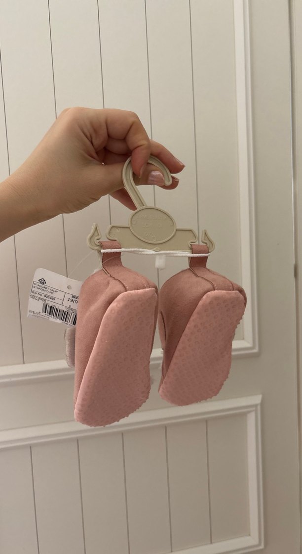 Kız Bebek Pembe İlk Adım Ayakkabısı 19 Numara - Görsel 3