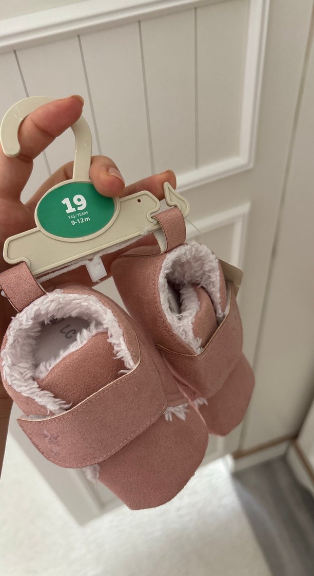 Kız Bebek Pembe İlk Adım Ayakkabısı 19 Numara - Görsel 4