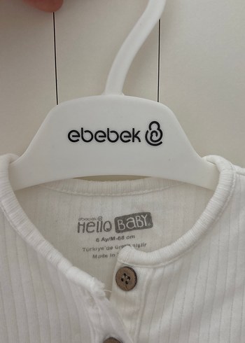 Beyaz Kız Çocuk Kısa Kollu Pamuklu Elbise - Görsel 2