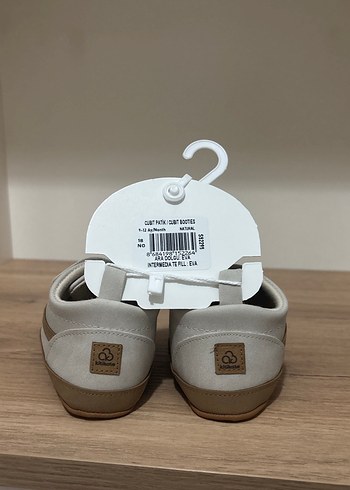 Gri Beyaz Erkek Bebek İlk Adım Ayakkabısı - Görsel 3