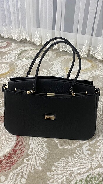 Siyah şık çanta - Görsel 5