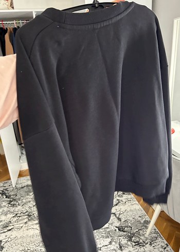 AC/DC Baskılı Mor Siyah Sweatshirt - Görsel 4