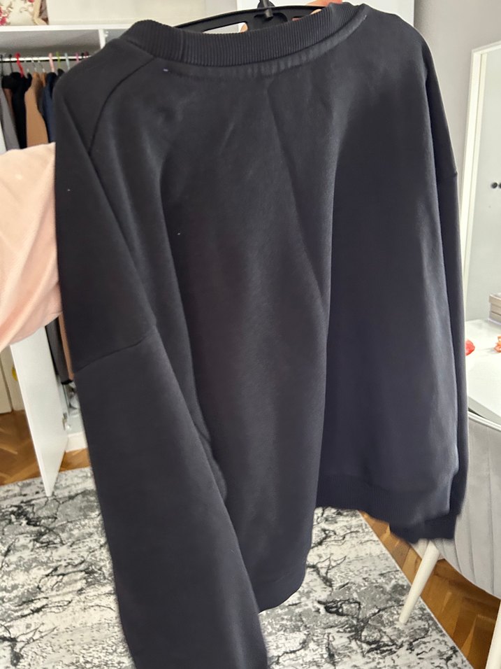 AC/DC Baskılı Mor Siyah Sweatshirt - Görsel 4