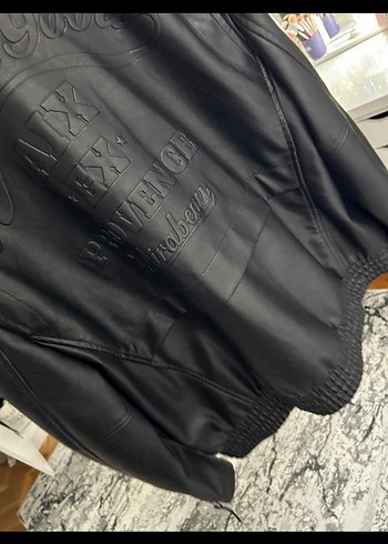 Bershka Siyah Deri Biker Ceket - Görsel 5