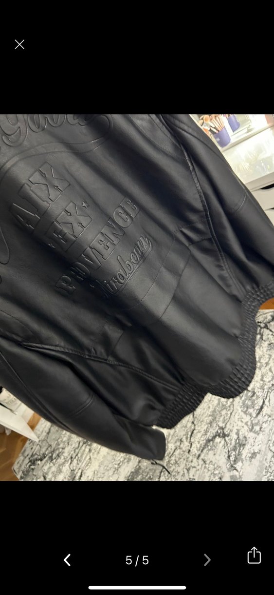 Bershka Siyah Deri Biker Ceket - Görsel 5