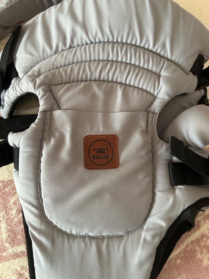 Gri Bebek Taşıma Aparatı Kanguru - Görsel 4