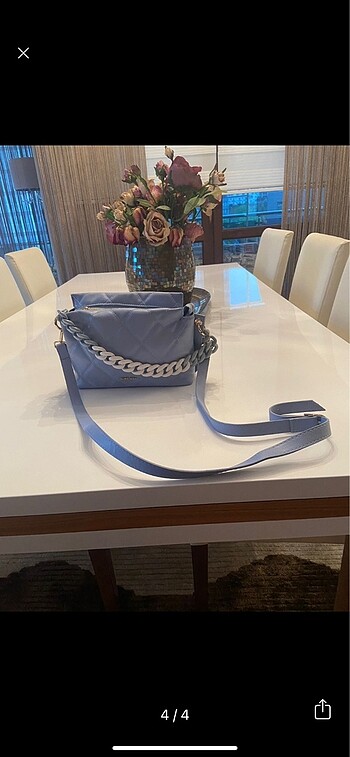  Beden mavi Renk Nine west çanta