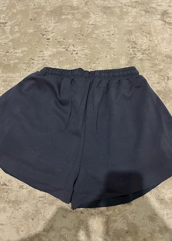 Lacivert Kadın Mini Şort Rahat Kesim - Görsel 4