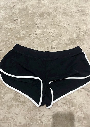 Lacivert Kadın Mini Şort Rahat Kesim - Görsel 5