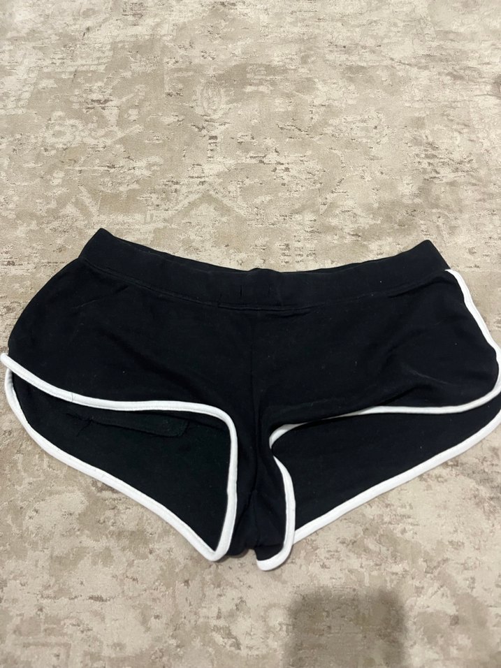 Lacivert Kadın Mini Şort Rahat Kesim - Görsel 5