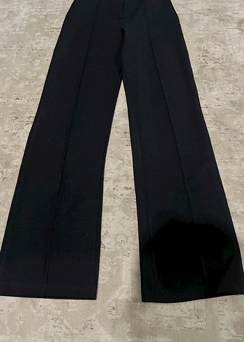 Siyah Kadın Ofis Kumaş Pantolon - Görsel 3