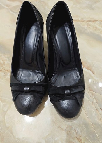 Diger Siyah Kadın Klasik Topuklu Ayakkabı - Görsel 6