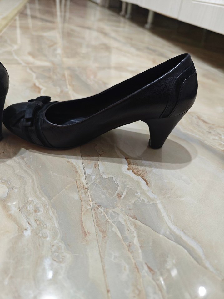 Diger Siyah Kadın Klasik Topuklu Ayakkabı - Görsel 3