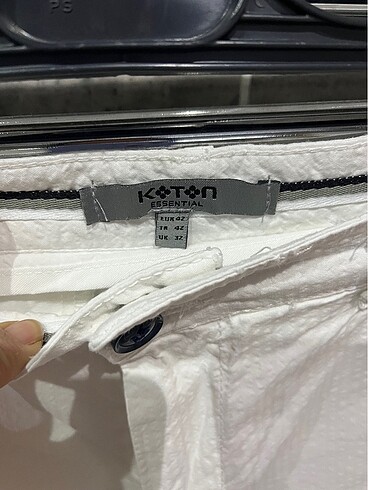 42 Beden beyaz Renk Koton erkek şort