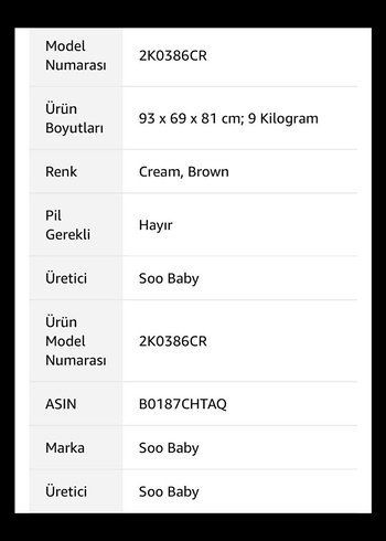 Soobaby anne yanı beşik - Görsel 8