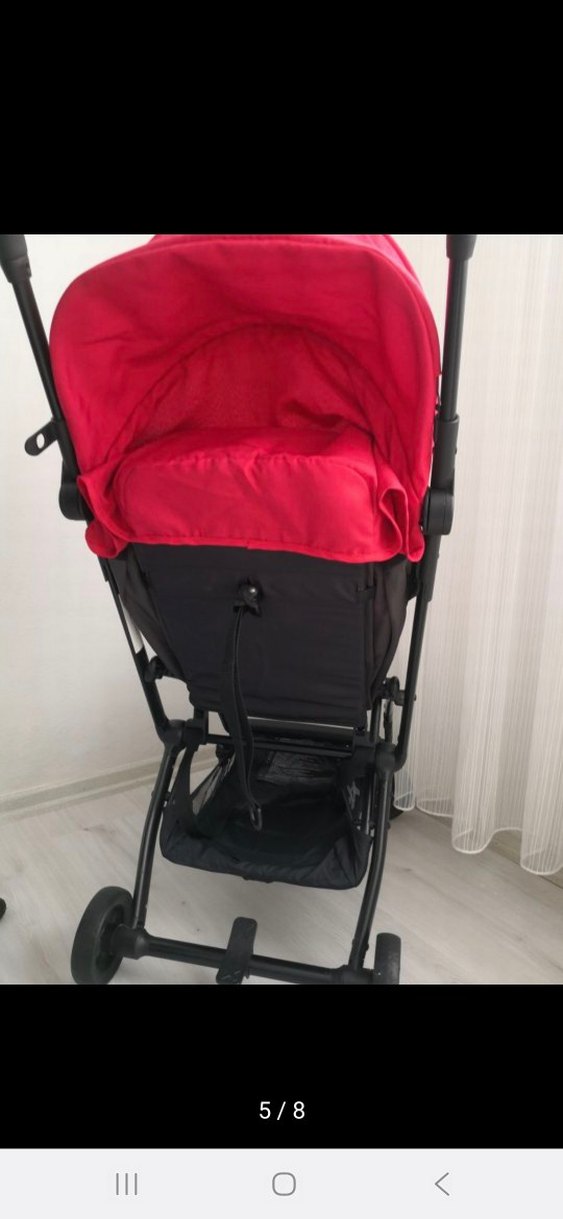 Cybex Etu kabin boy bebek arabası Kırmızı - Görsel 4