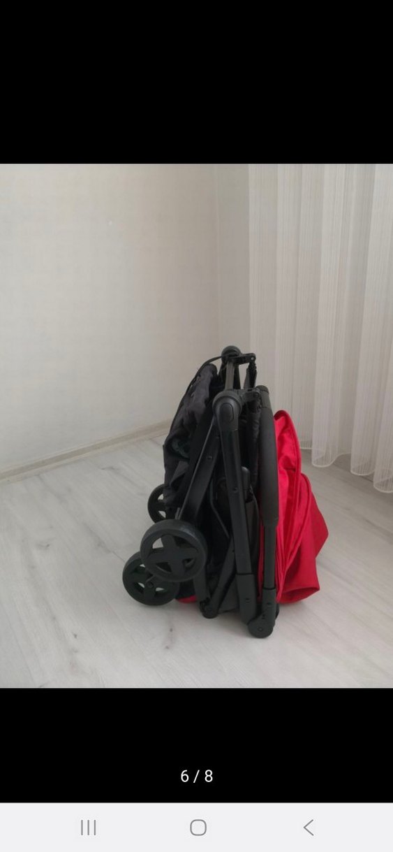 Cybex Etu kabin boy bebek arabası Kırmızı - Görsel 5