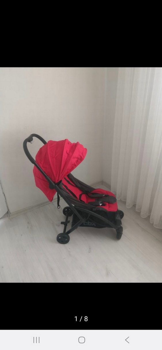 Cybex Etu kabin boy bebek arabası Kırmızı - Görsel 3