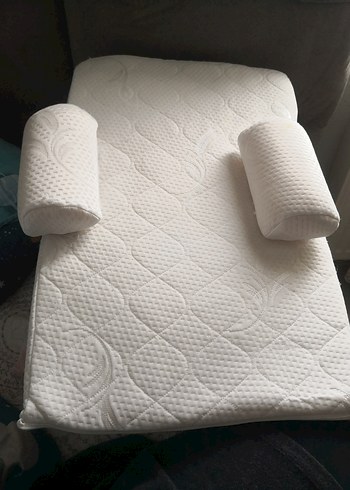 Bebek için Beyaz Destekli reflü yatağı - Görsel 2