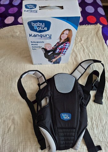 Babyplus Siyah Bebek kanguru - Görsel 4