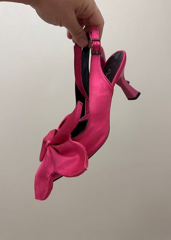 Pembe fiyonk ayakkabi - Görsel 3