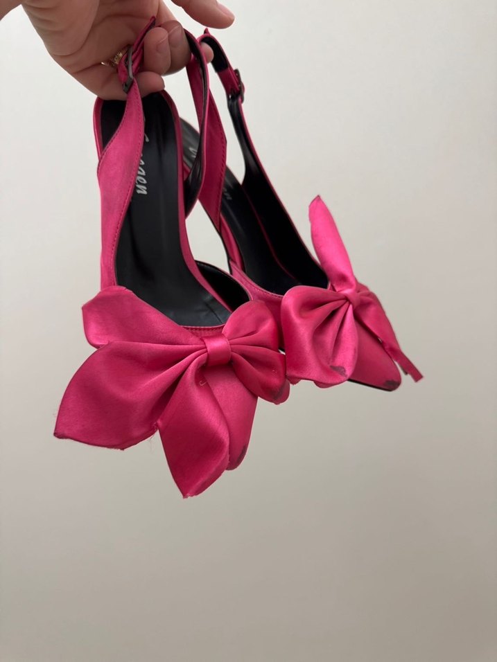 Pembe fiyonk ayakkabi - Görsel 2