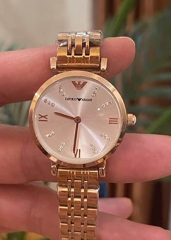 Roz Renkli Klasik Kadın Kol Saati - Görsel 2