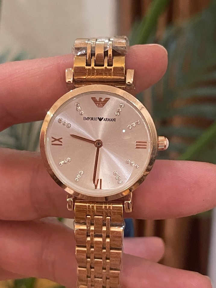 Roz Renkli Klasik Kadın Kol Saati - Görsel 2