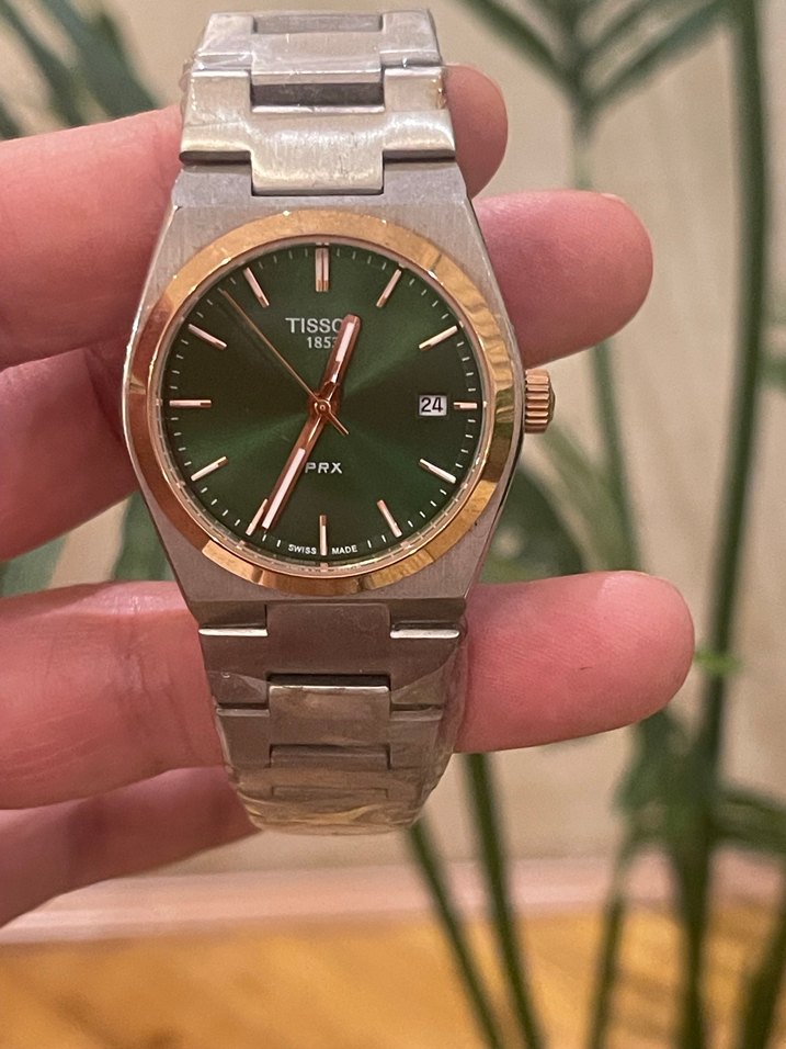 Tissot PRX bayan Kol Saati, Parlak Haki - Görsel 2