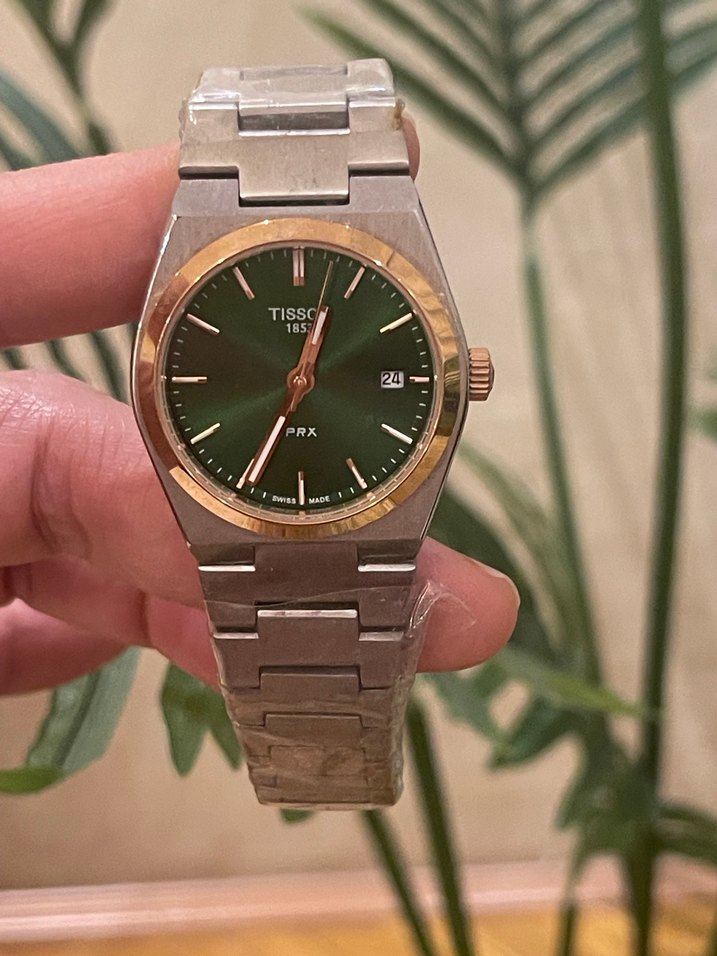 Tissot PRX bayan Kol Saati, Parlak Haki - Görsel 3