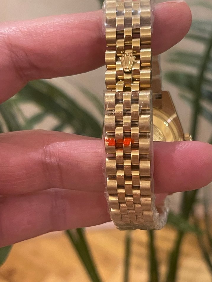 Altın Renkli Klasik Rolex Kadın Saati - Görsel 4