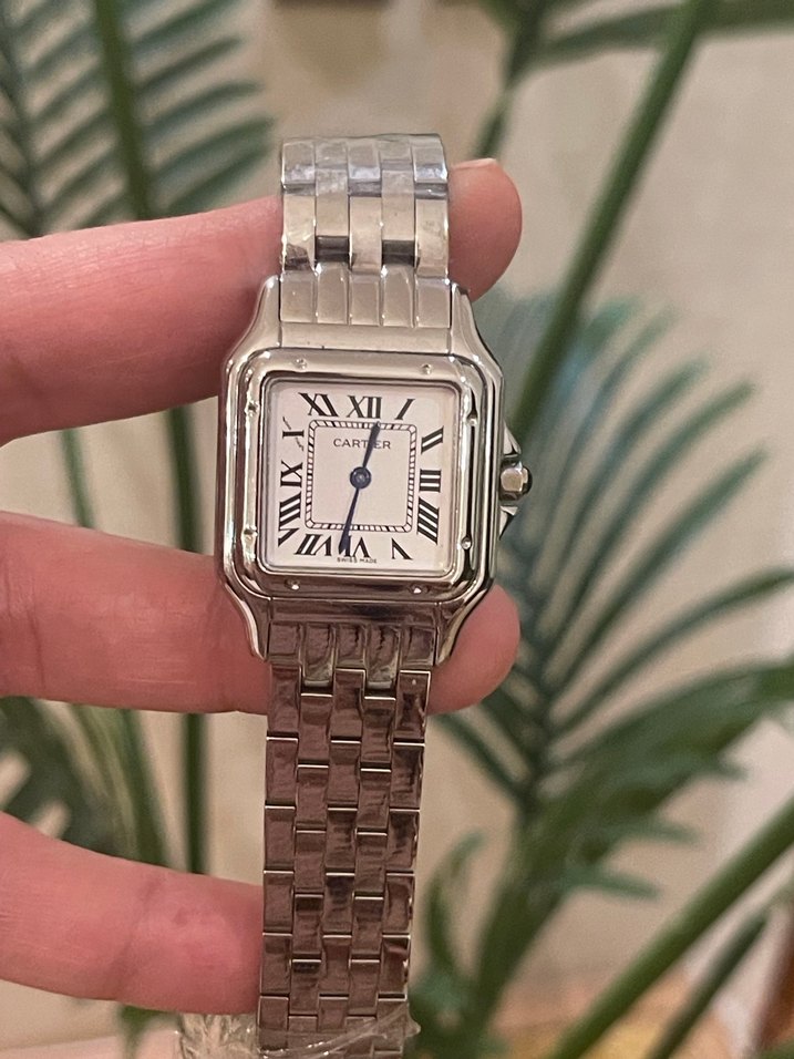 Gri Parlak Kadın Kol Saati - Görsel 4