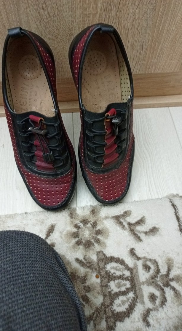 Bordo ayakkabı - Görsel 4