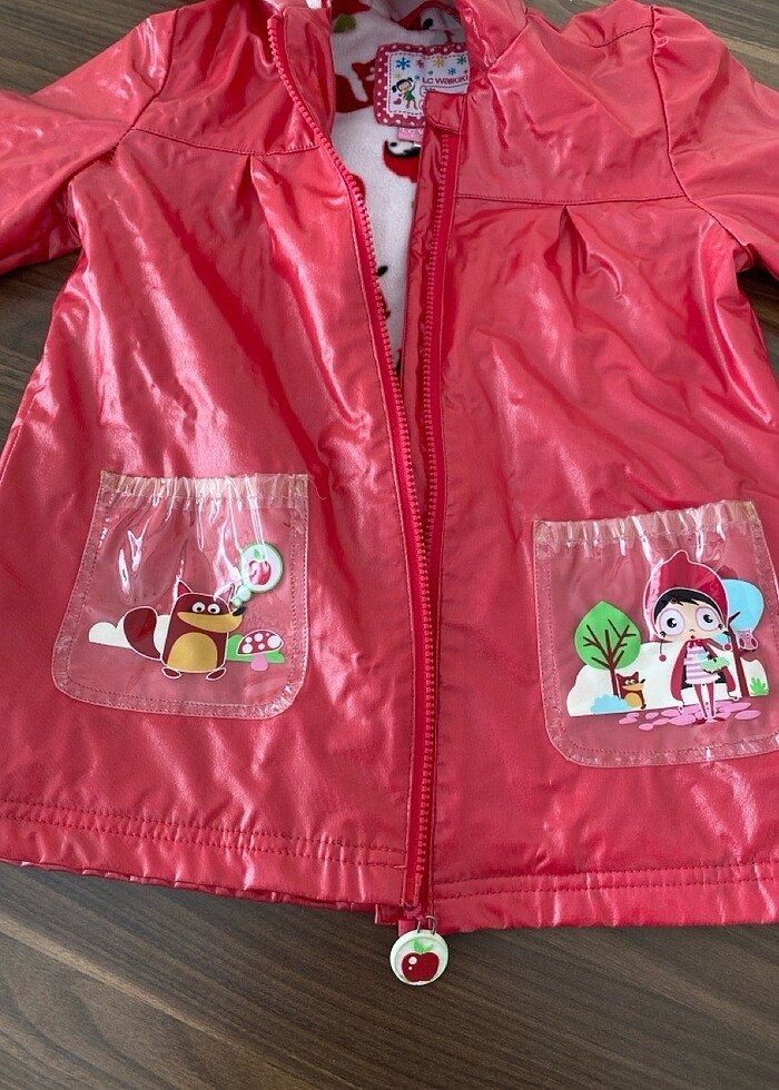 Lcw kız çocuk yağmurluk - Görsel 3