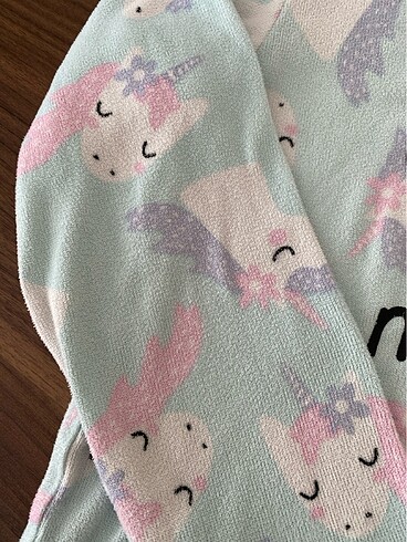 8 Yaş Beden çeşitli Renk Penti termal pijama takımı