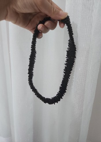 Siyah Yılan Desenli Elastik Gotik Kadın El Zinciri - Görsel 2