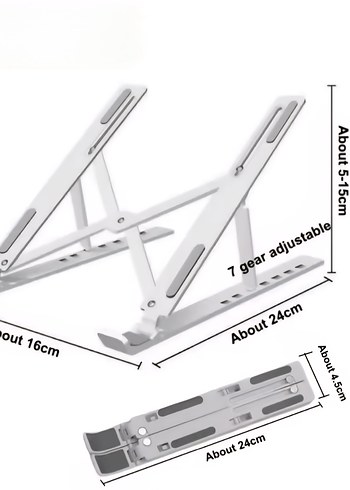 Ayarlanabilir siyah tablet notebook Tutucu Standı