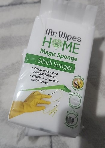 Mr Wipes Beyaz Sihirli Sünger - Görsel 3