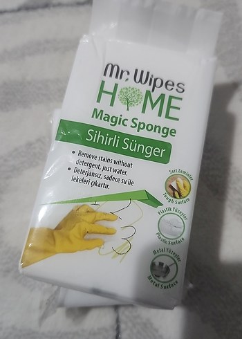 Mr Wipes Beyaz Sihirli Sünger - Görsel 2