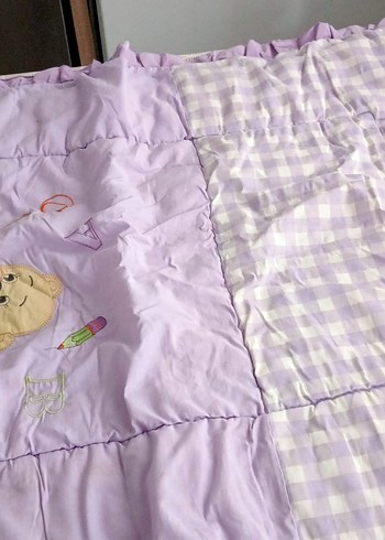 Mor Nakışlı Çocuk Uyku Aksesuarı - Görsel 6