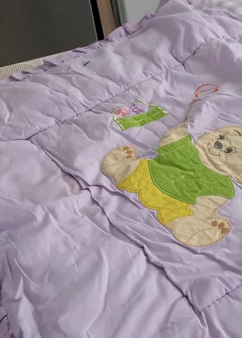 Mor Nakışlı Çocuk Uyku Aksesuarı - Görsel 2