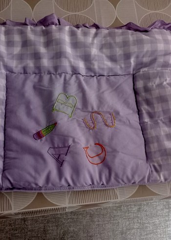 Mor Nakışlı Çocuk Uyku Aksesuarı - Görsel 3