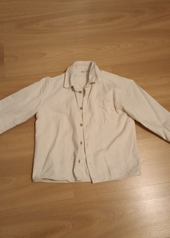 Bej Düğmeli Midi keten - Görsel 2